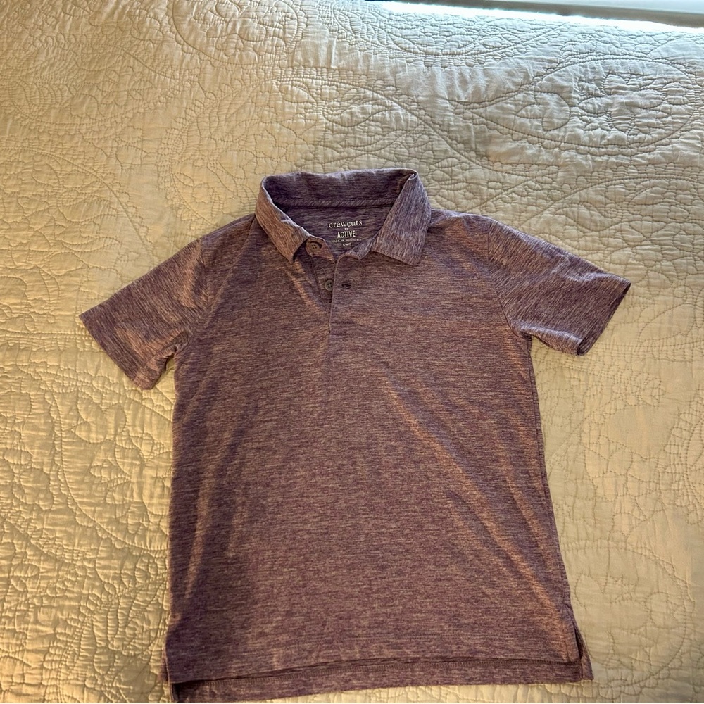 Crewcuts Purple Kids Polo Shirt